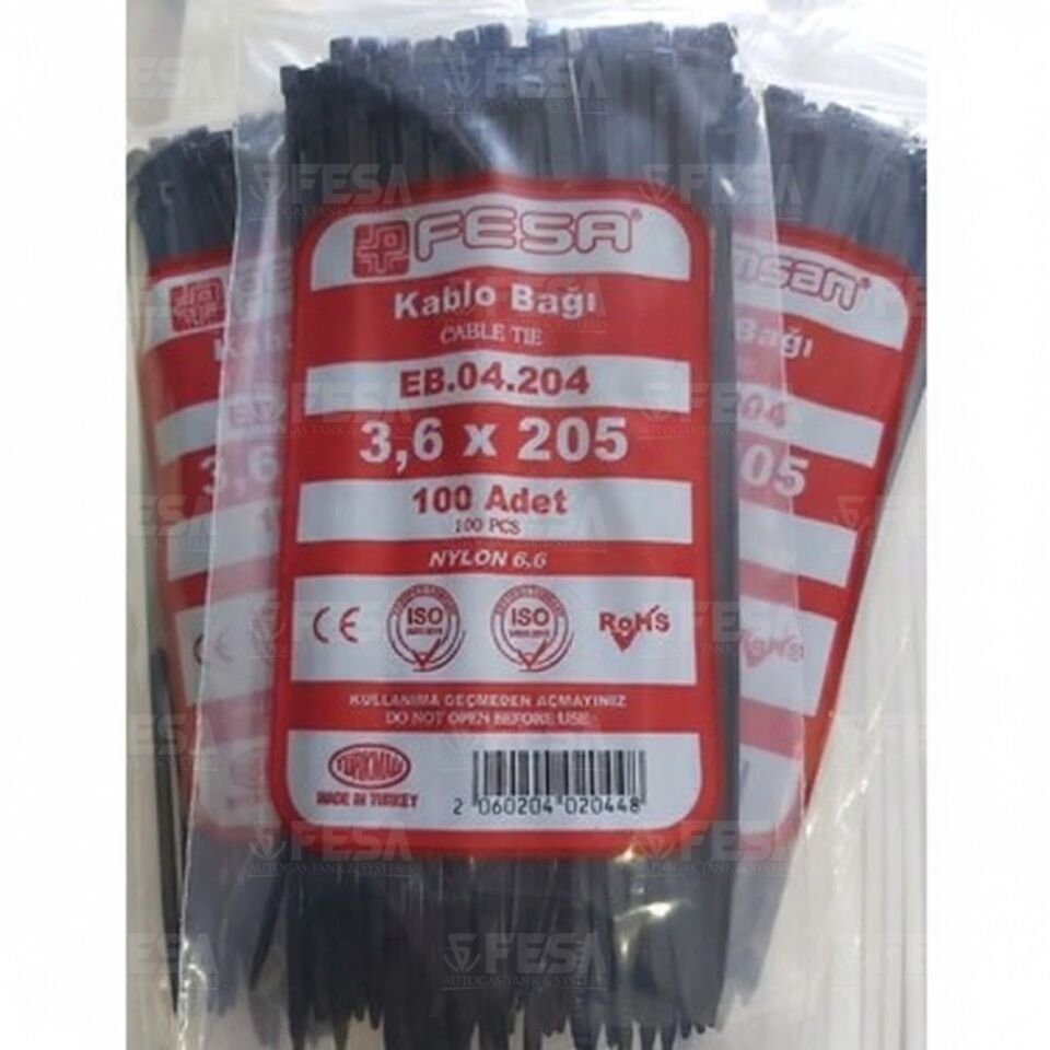 PLASTİK KELEPÇE CIRT (3,6x205mm)